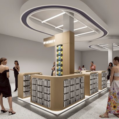 ออกแบบ ผลิต และติดตั้งร้าน : ร้าน  PP Mobile 99 จ.หนองบัวลำภู